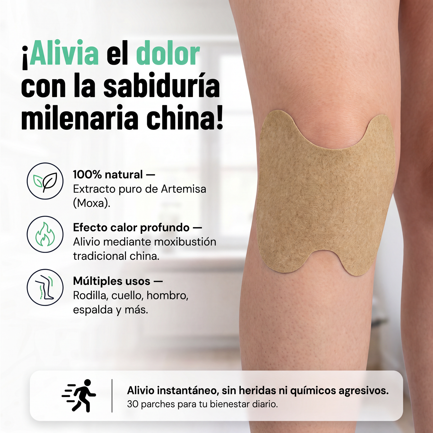 Parches de RODILLA 30 piezas